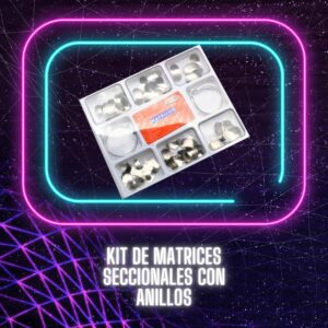 Kit de matrices seccionales + cuñas de silicón