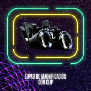 CLIP CON LUPAS DE MAGNIFICACION